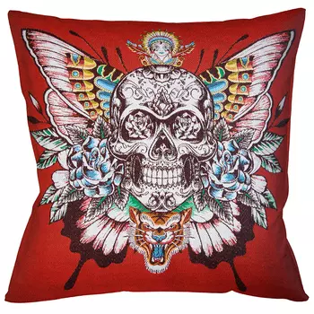 Декоративная подушка Ghost Rider Red