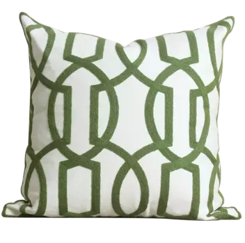 Декоративная подушка Green Ornament #2