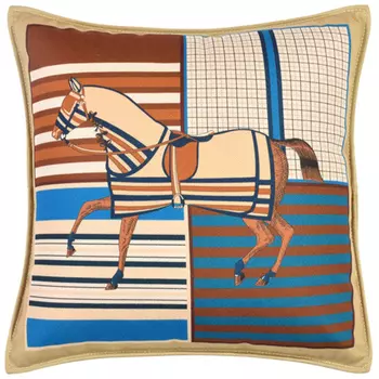 Декоративная подушка Hermes Horse 43