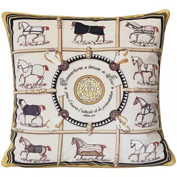 Декоративная подушка Hermes Horse 72