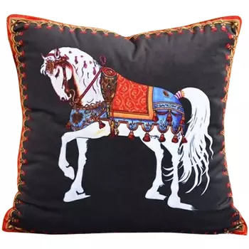 Декоративная подушка Hermes Horse 77