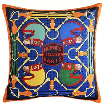 Декоративная подушка Hermes Horses 116