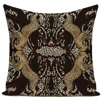 Декоративная подушка Leopard Black