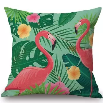 Декоративная подушка Pink Flamingo #16
