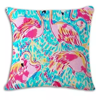 Декоративная подушка Pink & Turquoise