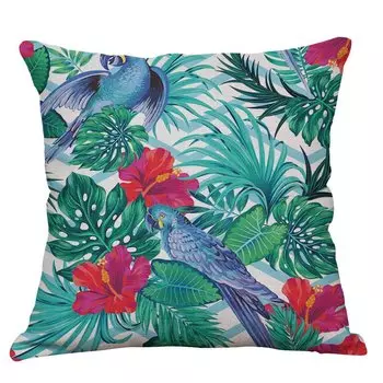 Декоративная подушка Tropical birds