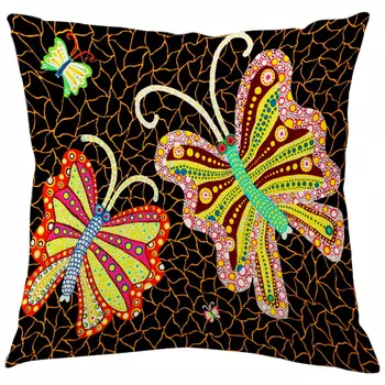 Декоративная подушка Yayoi Kusama Butterflies