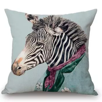 Декоративная подушка Zebra #2