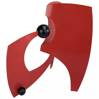 Декоративная статуэтка Abstract Figure Two Spheres Red Figurine
