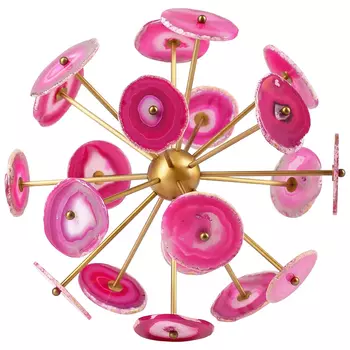 Декоративная статуэтка Agate Statuette Pink