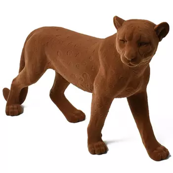 Декоративная статуэтка коричневый флок Сheetah Statuette