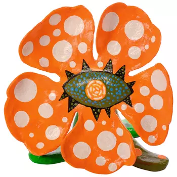 Декоративная статуэтка Yayoi Kusama Flowers that Bloom at Midnight Orange