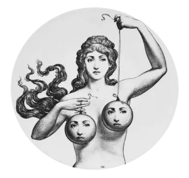 Декоративная тарелка Fornasetti 001