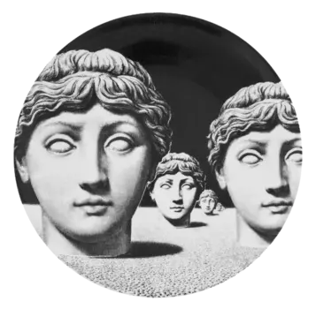 Декоративная тарелка Fornasetti 30.CR.BW.R01-205