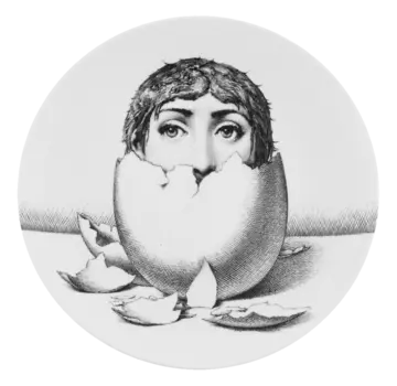 Декоративная тарелка Fornasetti 30.CR.BW.R01-258