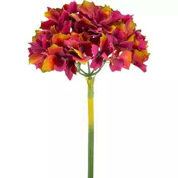 Декоративный искусственное растение Red Hydrangea