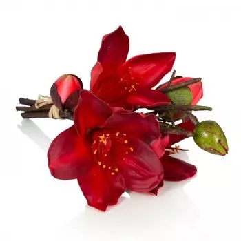Декоративный искусственный цветок Bouquet Of Red Magnolia
