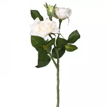 Декоративный искусственный цветок Cream Rose Bush