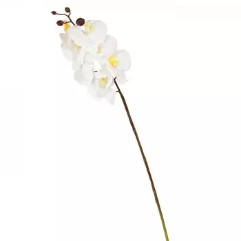 Декоративный искусственный цветок Mini White Orchid
