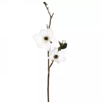 Декоративный искусственный цветок White Magnolia