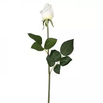 Декоративный искусственный цветок White Rose