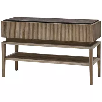 Деревянная консоль с 3-мя выдвижными ящиками Jacobo Console