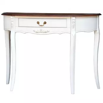Деревянная консоль с ящиком в стиле прованс Hadrienne Montmartre Provence Connsole Table
