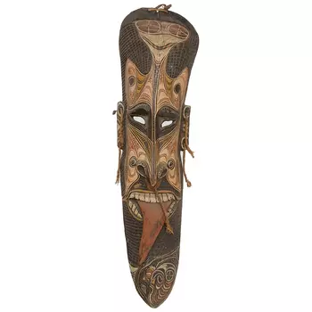 Деревянная маска ручной работы Papuan Mask