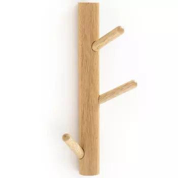 Деревянная настенная вешалка Branch Wood Hanger