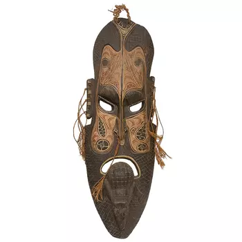 Деревянная резная маска ручной работы Papuan Wooden Mask
