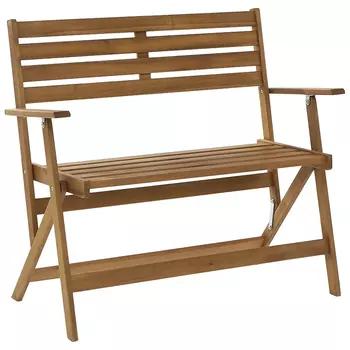 Деревянная садовая скамейка складная Gary Wood Bench