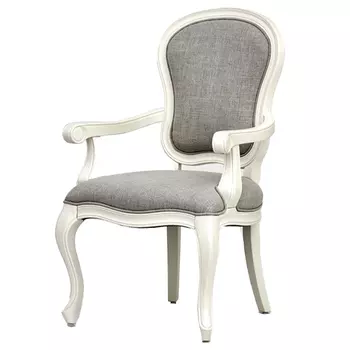 Деревянное кресло из массива берёзы с мягкой обивкой Interior's Romance