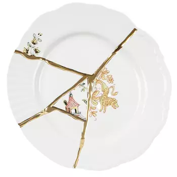 Десертная тарелка Seletti Kintsugi