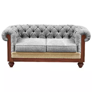 Диван Deconstructed Chesterfield Sofa double Gray