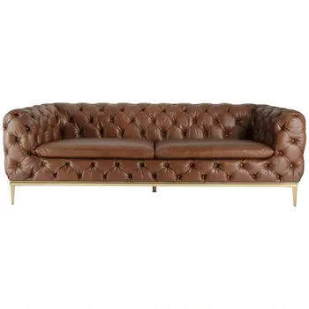 Диван Dorsten Sofa brown leather