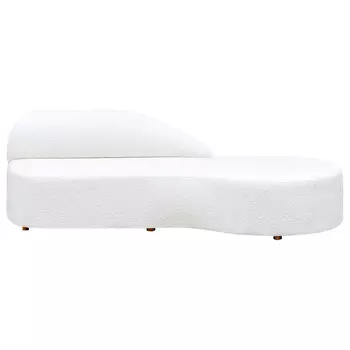 Диван Elsie White Boucle Sofa