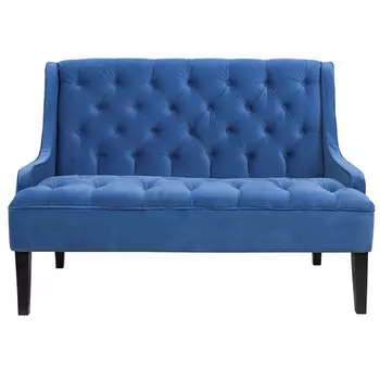Диван Folket Sofa velour blue