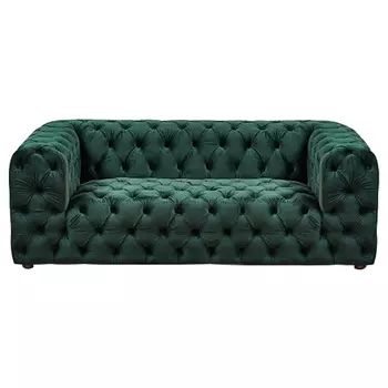 Диван Green Soho Tufted Sofa Зеленый