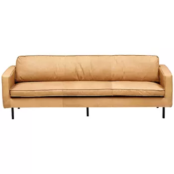 Диван кожаный Adrian Beige Leather Sofa