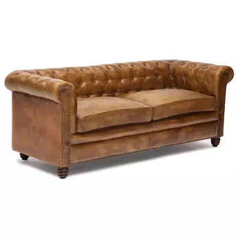 Диван кожаный Buffalo Leather Sofa Triple