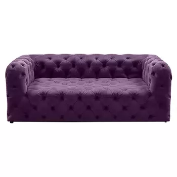 Диван Soho tufted purple velor