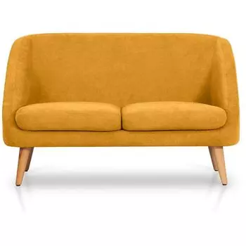 Диван Two seats are yellow