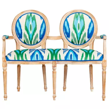 Диванетка с узором Ikat Pattern