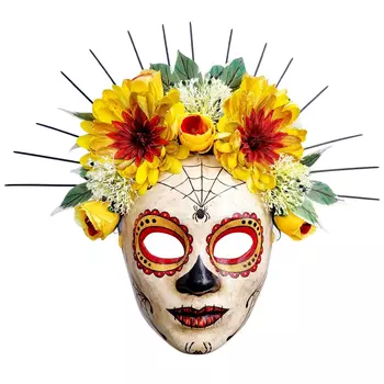 Дизайнерская карнавальная маска Carnival Mask Santa Muerte