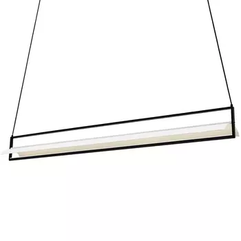 Дизайнерский линейный подвесной светильник CANVAS LINEAR RECTANGULAR HANGING LAMP