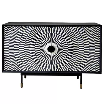 Двухдверный комод с орнаментом Bone Inlay