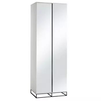 Двухдверный шкаф с зеркальными дверцами Strict Lines