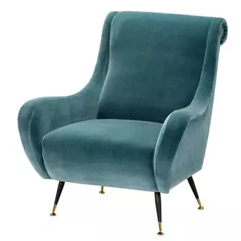 Eichholtz Chair Giardino turquoise Кресло