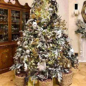 Ель Дизайнерская Украшенная Декором Christmas tree Premium Winter Night