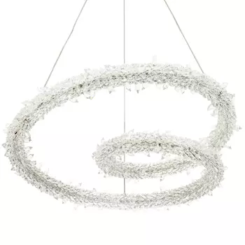 Фигурная люстра украшенная кристаллами из хрусталя Gilbertine Crystals Spiral Chandelier